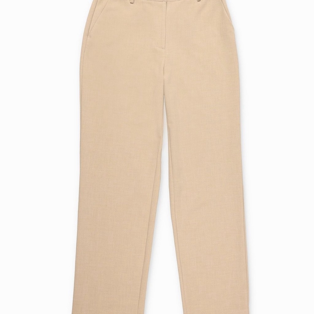 NWT| Mid- Waist Beige Suit Trousers bu Na-Kd | EU 38 - Picture 2 of 6